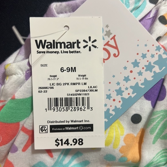 2 pieces 2 bodysuits from Disney little mermaid - Picture 2 of 2